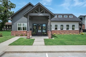 Leasing office at Flat Creek Apartments in Athens TX