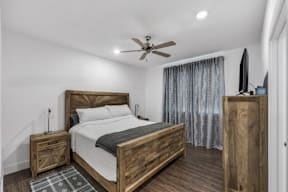 Large bedroom at Flat Creek Apartments