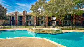 resort pool at Townhouse apartments
