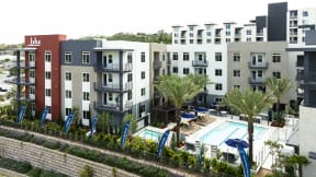 a view of the pool at residence inn downtown
