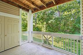 patio with outdoor storage