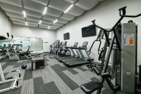 cardio machines in the Axis at Westmont fitness center