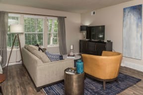 Warm Neutral Interiors and White Trim at Fairlane Woods Apartments, Dearborn, Michigan