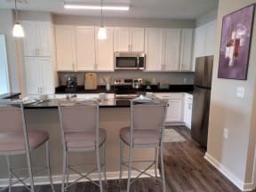 staged modern kitchen