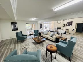Resident Lounge at Valley View Senior Apartment Homes in Garden Grove, California.