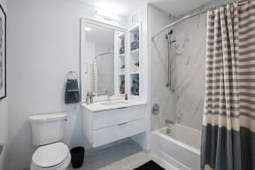 Bathroom at The Apartments at Lincoln Common, Chicago, IL