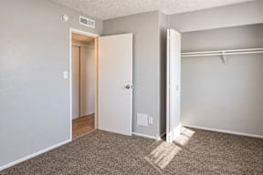 bedroom with closet t Mountain Terrace Apartments , Westminster, CO, 80031