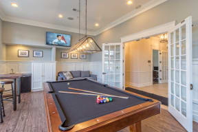 Estates at Horsepen Clubhouse Billiard Room