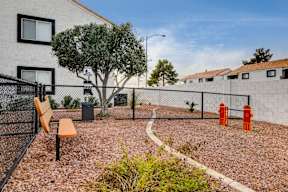 our apartments offer a dog park with plenty of room to run and play