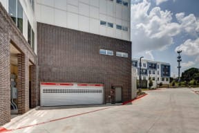 garage delivery entrance at Brixton South Shore, Austin, TX, 78741