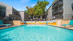 our apartments showcase an unique swimming pool