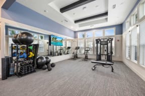 the gym at the preserve at ballantyne commons