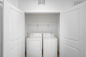 our apartments have a laundry room with a washer and dryer