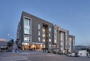 A modern hotel building with the sign "HOTEL CONNECTICUT" on the front.