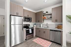 Luxury Kitchen at Gathyr Apartments, Indianapolis, 46202