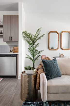 Living Area at Gathyr Apartments, Indiana