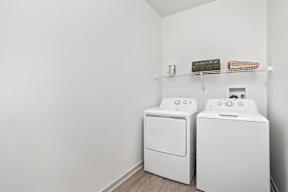 Laundry Area at Gathyr Apartments, Indiana, 46202