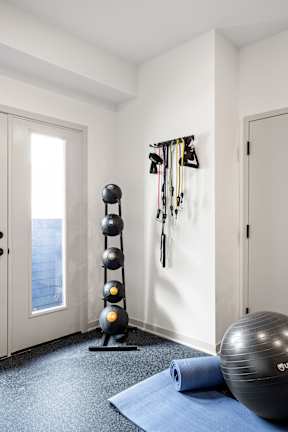 Fitness Room at Gathyr Apartments, Indianapolis, Indiana