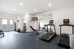 Community Gym at Gathyr Apartments, Indianapolis, IN