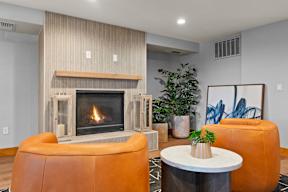 A Living Room With a Fireplace at ALTITUDE BY VINTAGE, Reno, NV, 89523