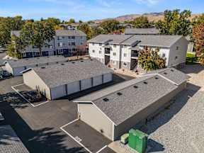A Parking Lot With a Building at ALTITUDE BY VINTAGE, Nevada, 89523