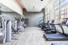 Fitness room Ageno Apartments | Livermore, CA