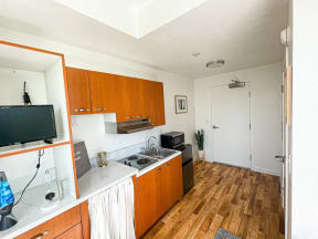 Fully Equipped Kitchen at Borregas Court Apartments, California, 94089