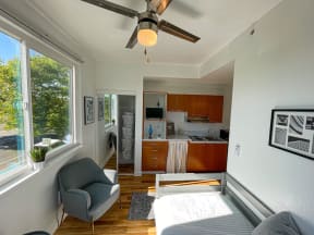 Gorgeous Living Room at Borregas Court Apartments, Sunnyvale, CA