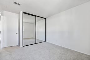 Closet in bedroom