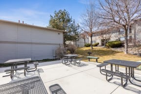 Pet-Friendly Apartments in Reno NV - Altitude by Vintage - Barbecue-Area with Picnic Table Seating Areas, and Landscaping