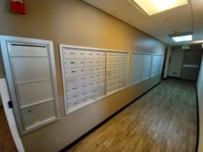 Borregas Court in Sunnyvale interior mail room