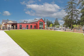 Vancouver WA Townhomes for Rent - The Farmstead - Expansive Dog Park with Large Grass Area