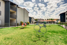 our apartments offer a spacious yard for residents to enjoy