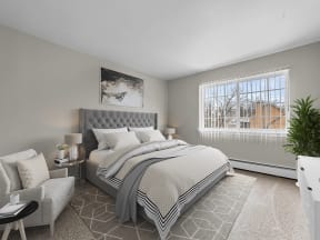 Model Bedroom in apartment