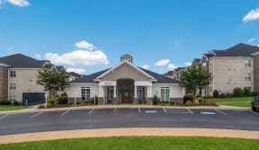 Exterior Clubhouse Views at West End at Fayetteville in Fayetteville, NC
