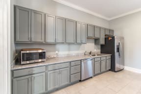 kitchen in clubhouse