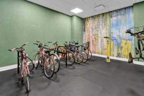 Bike Storage Area at Metro67, Memphis, TN, 38103