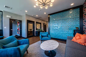 the atherton community room with seating