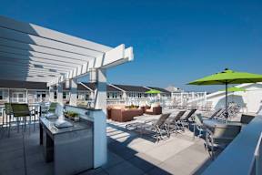 Weymouth MA Apartments Roofdeck and Grilling Area