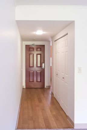 Babcock tower apartment hallway