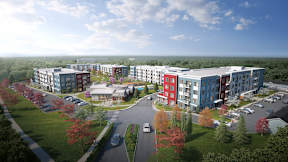 Rendering of The Curtis in Bellingham, MA