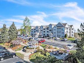 Gazebo at the Ledges Apartment.