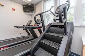 two treadmills in a gym