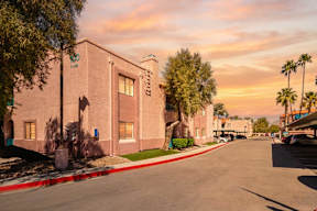 A building with a sign that says "Hillcrest" is shown.