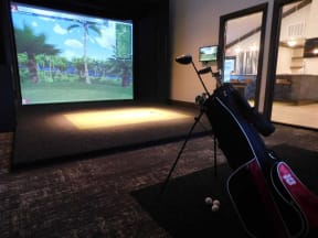 Golf Simulator at Reserve of Gulf Hills Apartment Homes, 39564