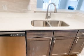 Beautiful Kitchen Sink at The Woodlands Apartment Homes, Meridian, MS, 39301
