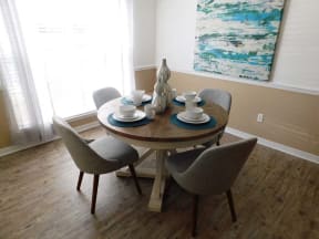 Dining Room with a View at Quail Ridge Apartment Homes, Bartlett