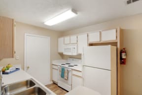 our apartments have a fully equipped kitchen with stainless steel appliances