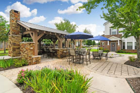 the preserve at ballantyne commons community patio  at Kingston Crossing Apartment Homes, Bossier City, 71111