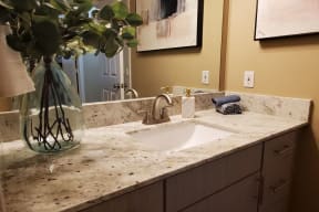 Guest Bathroom at Reserve of Bossier City Apartment Homes, Bossier City, Louisiana, 71111